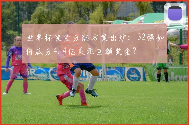 世界杯奖金分配方案出炉:32强如何瓜分4.4亿美元巨额奖金?