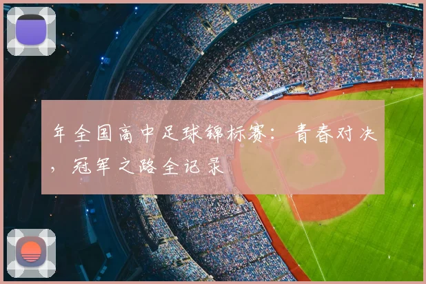 年全国高中足球锦标赛：青春对决，冠军之路全记录